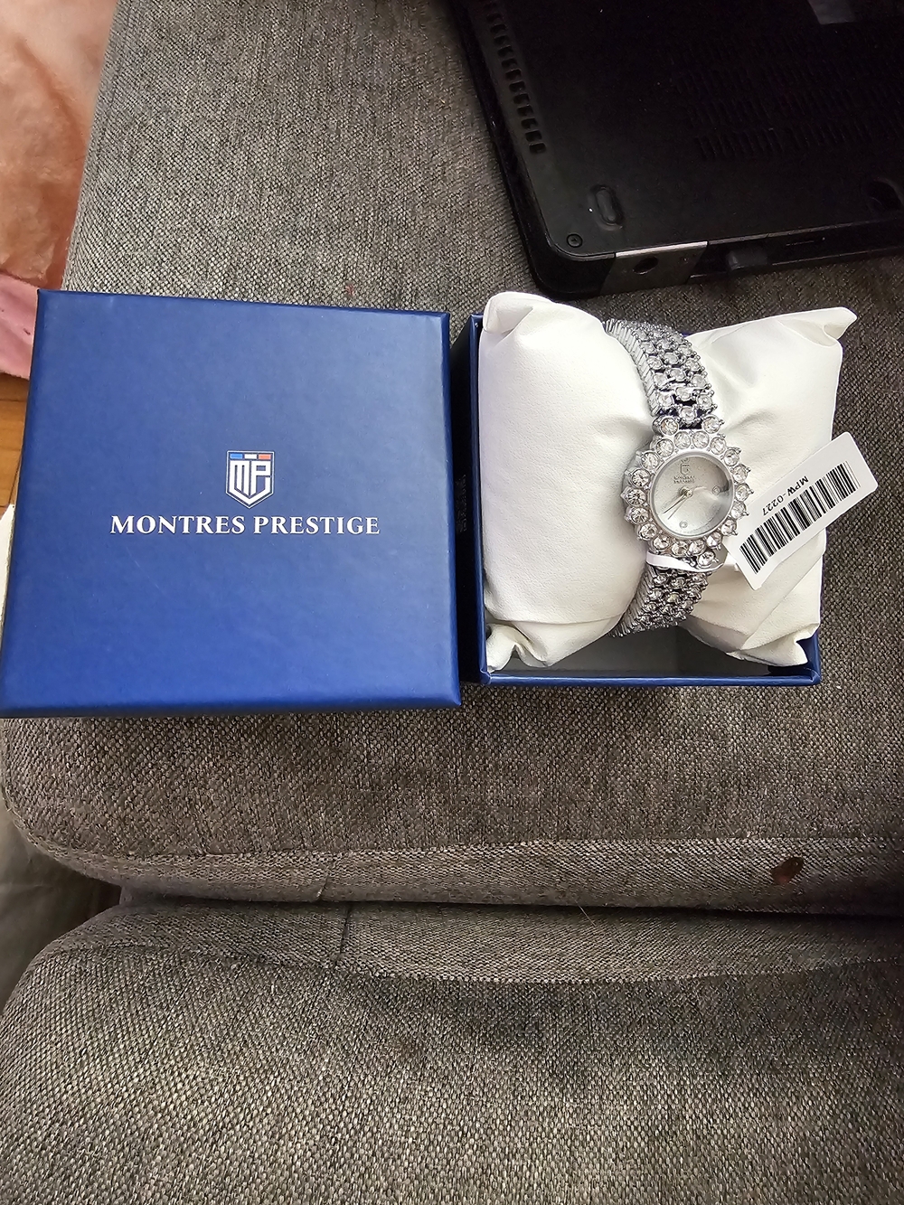 Women's Silver Crystal Bracelet Watch